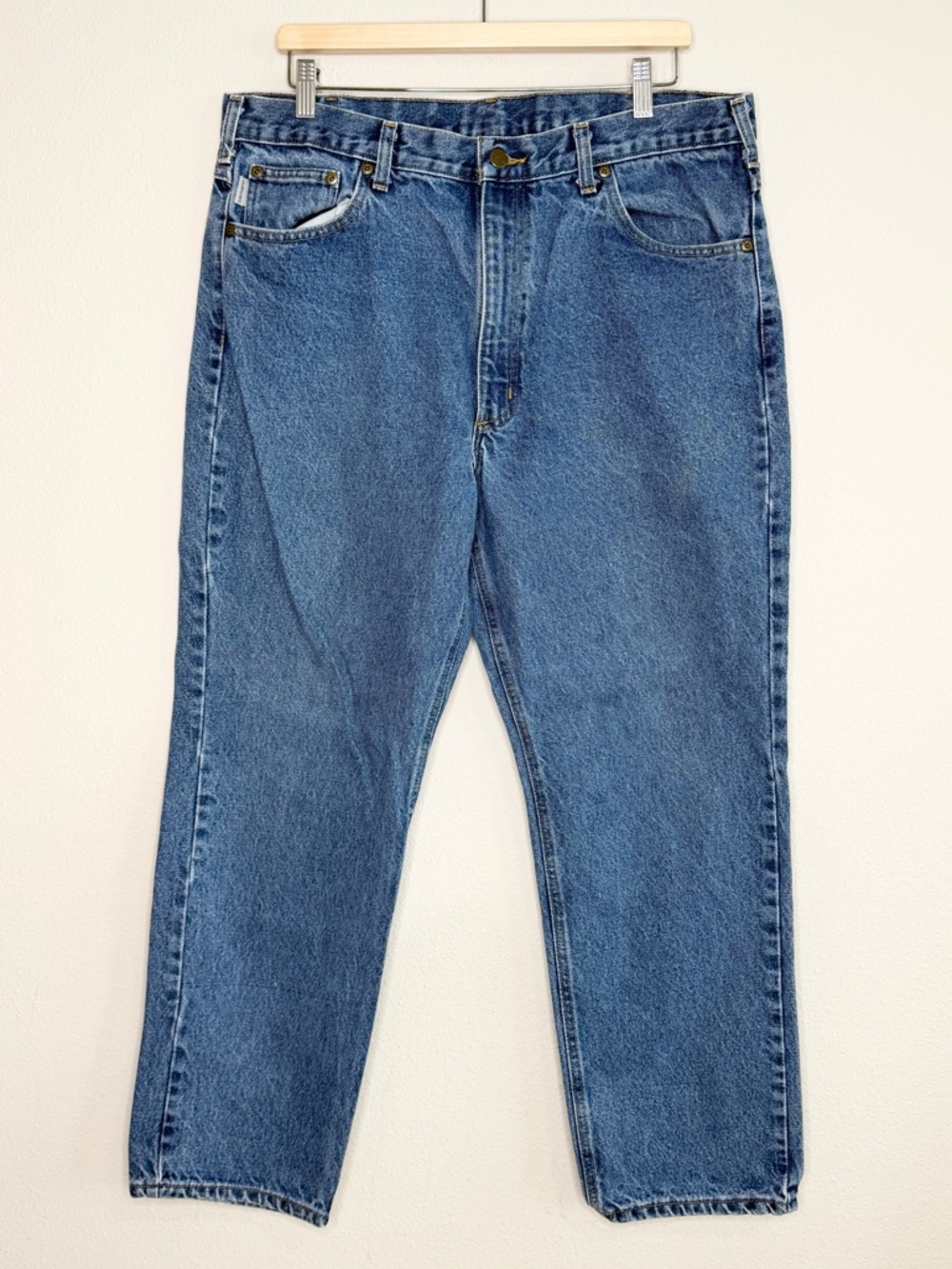 Carhartt Men's Blue Denim Jeans 38x30